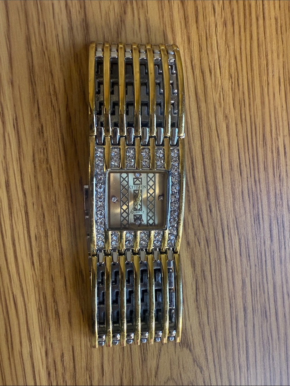 Citizen Gold-Tone Crystal Bracelet Watch - Gold